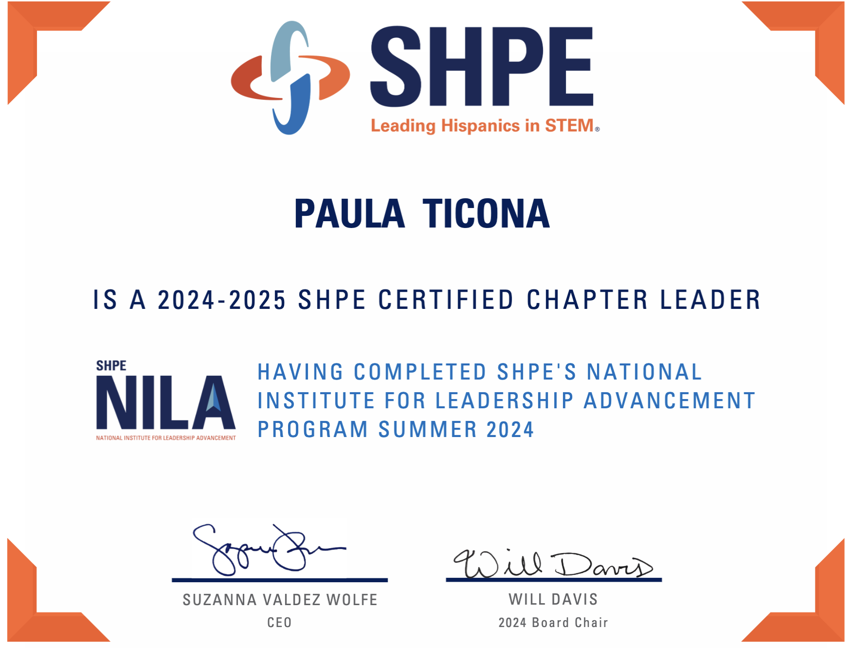 SHPE NILA